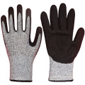 Allzweck-Palme tauchte schwarze Sandy-Nitril-schnittfeste Handschuhe ab